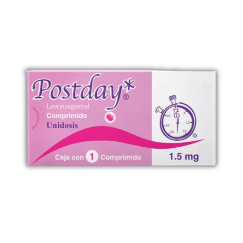 [7501249606778] LEVONORGESTREL 1.5 mg, 1 comp, POSTDAY