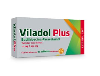 [7502211786788] BUTILHIOSCINA/PARACETAMOL 10/500 mg, 20 tab, VILADOL PLUS