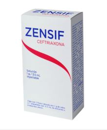 [7506022330574] CEFTRIAXONA I.M. 1 g, 3.5 ml, ZENSIF