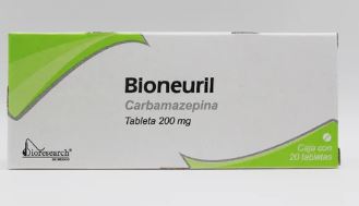 [7501563381207] CARBAMAZEPINA 200 mg, 20 tab, BIONEURIL