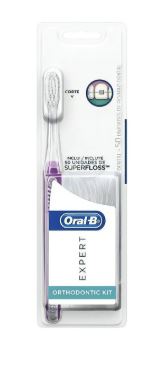 [7500435156011] CEPILLO DENTAL, ORAL B EXPERT ORTHODONTIC KIT