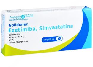 [7506344500846] EZETIMIBA/SIMVASTATINA 10/20 mg, 28 comp, GOLIDONEZ