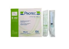 [17501048660558] JERINGA 3 ml VERDE 21X32, 100 pz, PROTEC