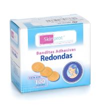 [7506022312464] BANDITAS ADHESIVAS REDONDA, 100 pz, SKINPROT