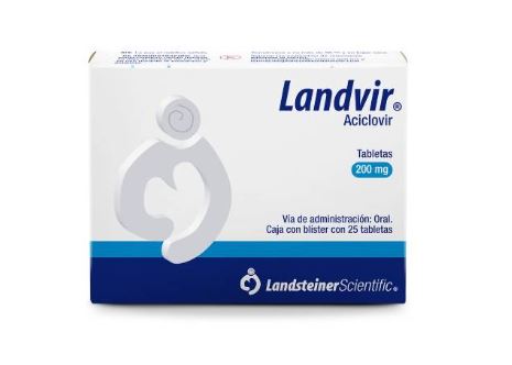 [7502247374164] ACICLOVIR 200 mg, 25 tab, LANDVIR