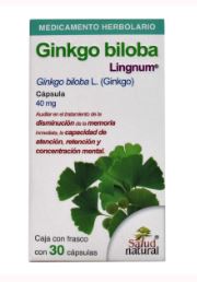 [714908106251] GINKO BILOBA 40 mg, 30 cap, LINGNUM