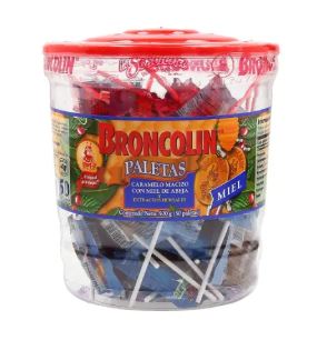[714706902994] PALETA BRONCOLIN VITROLERO, c/50 paletas SABORES MIEL EUCALIPTO