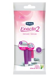 [7591066681300] RASTRILLO, 3 pz, SCHICK EXACTA 2 DELICADA