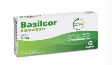 [7502009749636] BISACODILO 5 mg, 10 tab, BASILCOR