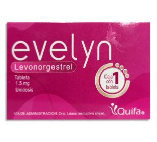 [7501109762798] LEVONORGESTREL 1.5 mg, 1 tab, EVELYN