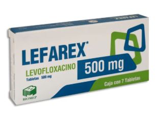 [7501573909293] LEVOFLOXACINO 500 mg, 7 tab, LEFAREX