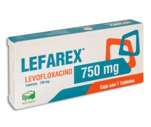 [7501573909309] LEVOFLOXACINO 750 mg, 7 tab, LEFAREX