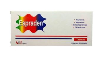 [7501825305200] ALUMINO MAGNESIO METOCLOP DIMETICONA, 30 tab, ESPRADEN