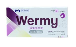 [7502240450780] GABAPENTINA 300 mg, 30 cap, WERMY