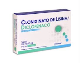 [7502003389401] CLONIXINATO DE LISINA/DICLOFENA 250/50 mg, 14tab