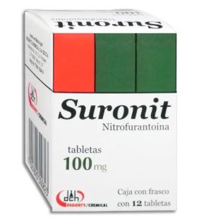 [7501825300823] NITROFURANTOINA 100 mg, 12 tab, SURONIT