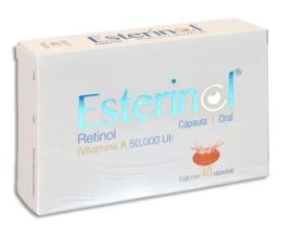 [7503027446439] RETINOL 50.000UI, 40 cap, ESTERINOL