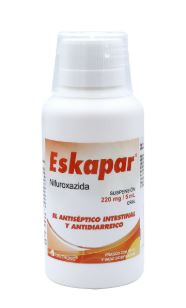 [7501089809513] NIFUROXAZIDA 220/5 mg, 90 ml, ESKAPAR