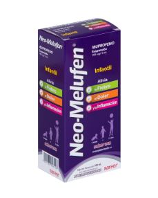 [7501165006126] IBUPROFENO 100 mg/5 ml, 120 ml, NEO-MELUFEN