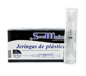 [7506022305398] JERINGA 3 ml VERDE 23x32, 5 pzs SENSI MEDICAL