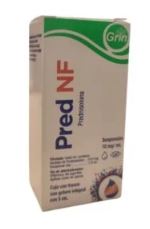 [008400001016] PREDNISOLONA 10 mg/ml, 5 ml, PRED NF