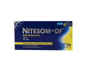 [7501249601551] DIFENHIDRAMINA 50 mg, 8 tab, NITESOM-DF