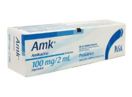 [7501125105104] AMIKACINA 100 mg/2 ml, 1 amp, A.M.K. PED