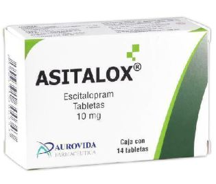 [7506331300343] ESCITALOPRAM 10 mg, 14 tab, ASITALOX