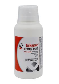 [7501089809315] NIFUROZAXIDA/METRONIDAZOL 5/4 g, 120 ml, ESKAPAR COMPUESTO