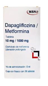 [7506627400269] DAPAGLIFLOZINA/METFORMINA 10/1000 mg, 28 tab, MSN