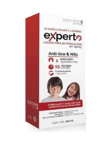 [7508304318904] LOCION CAPILAR PEDICULIDA 120 ml spray, ANTI PIOJOS Y LIENDRES EXPERTO