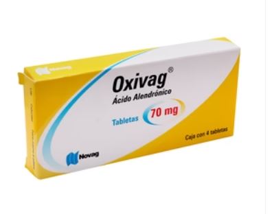 [7501075717860] ACIDO ALENDRONICO 70 mg, 4 tab, OXIVAG