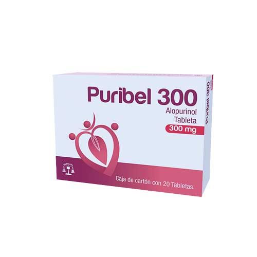 ALOPURINOL 300 mg, 20 tab, PURIBEL-300