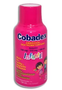 [7502009740275] AMBROXOL /DEXTROMETORFANO, COBADEX INF 120  ml