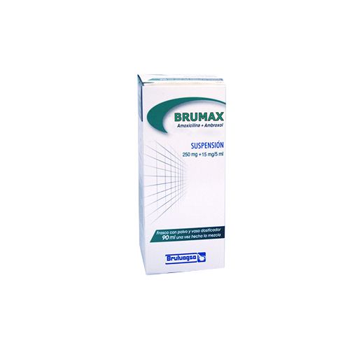 AMBROXOL AMOXICILINA TRIHIDRATADA 15/250 MG, BRUMAX  90 ml susp