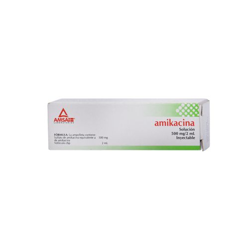 AMIKACINA 500 mg, 1 amp, AMSA