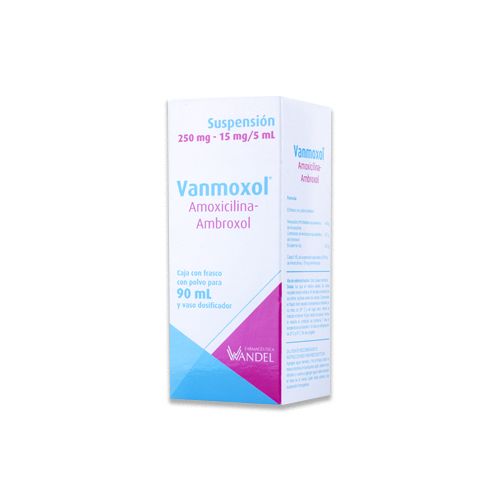 AMOXICILINA  TRIHIDRATADA  4.50g /AMBROXOL  0.27g, VANMOXOL 90 ml susp