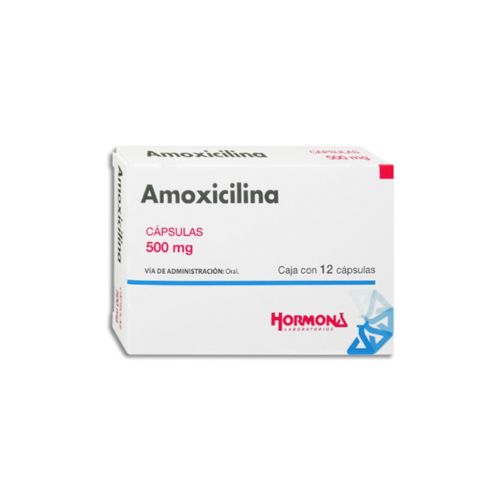 AMOXICILINA 500MG , G.I. HORMONA 12  cap