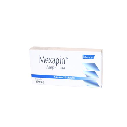AMPICILINA 250 mg, MEXAPIN 20 cap