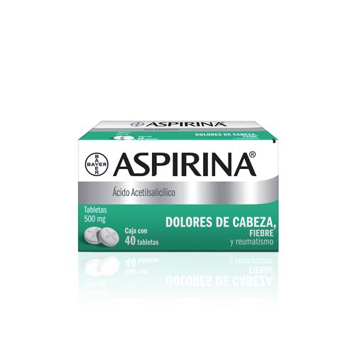 ACIDO ACETILSALICILICO 500 mg, 40 tab, ASPIRINA