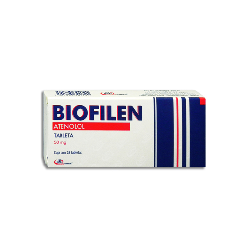 ATENOLOL 50 mg,  28 tab, BIOFILEN