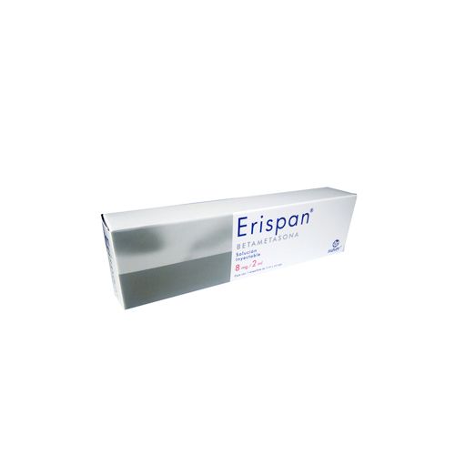 BETAMETASONA 8 mg c/JERINGA, 1 amp, ERISPAN