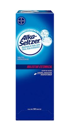 [7501008443026] BICARBONATO DE SODIO, ACIDO CITRICO, ACIDO ACETIL SALICILICO, 100 tab, ALKA-SELTZER EXHIB