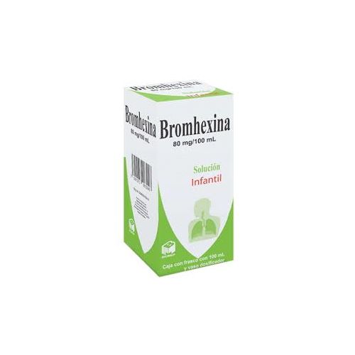 BROMHEXINA  80 mg, BROMHEXINA INF 100 ml sol GI BIOMEP