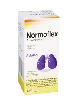 [7501825301271] BROMHEXINA CLORHIDRATO DE 160 mg, 100 ml, NORMOFLEX AD