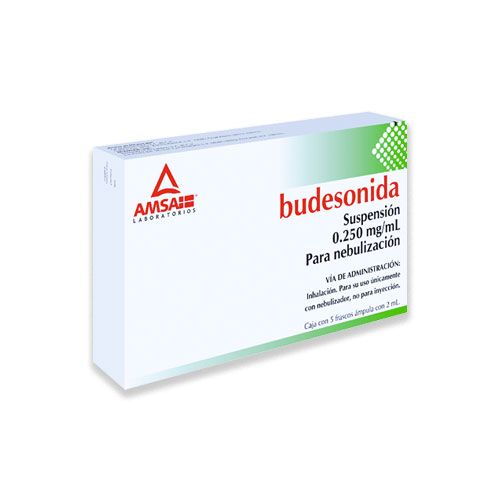 BUDESONIDA 0.250 mg/ml, 5 amp, G.I. AMSA 