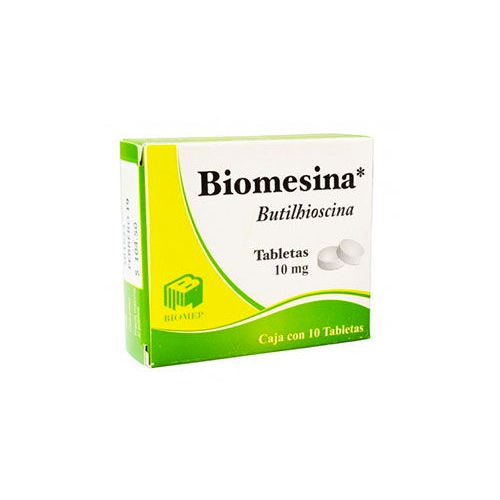 [7501573900535] BUTILHIOSCINA 10 MG , BIOMESINA 10  tab