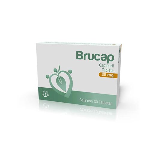 CAPTOPRIL 25 mg, 30 tab, BRUCAP