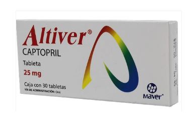 [7503000422405] CAPTOPRIL 25mg 30tab ALTIVER