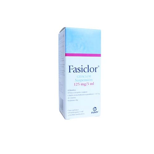 CEFACLOR MONOHIDRATADO 125 mg, 75 ml, FASICLOR